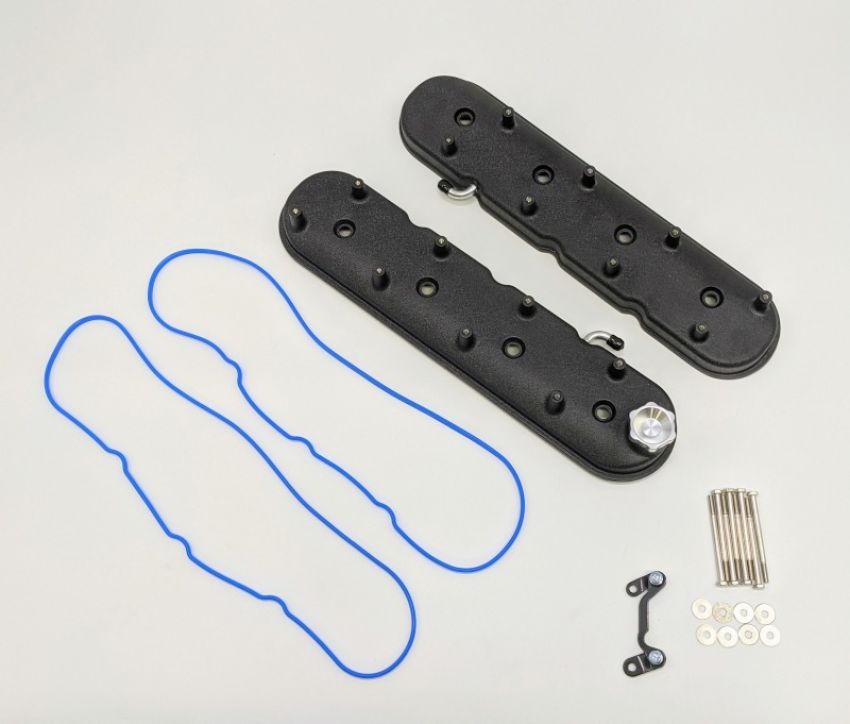 Granatelli Motor Sports 640367 Cast Valve Covers For Ls