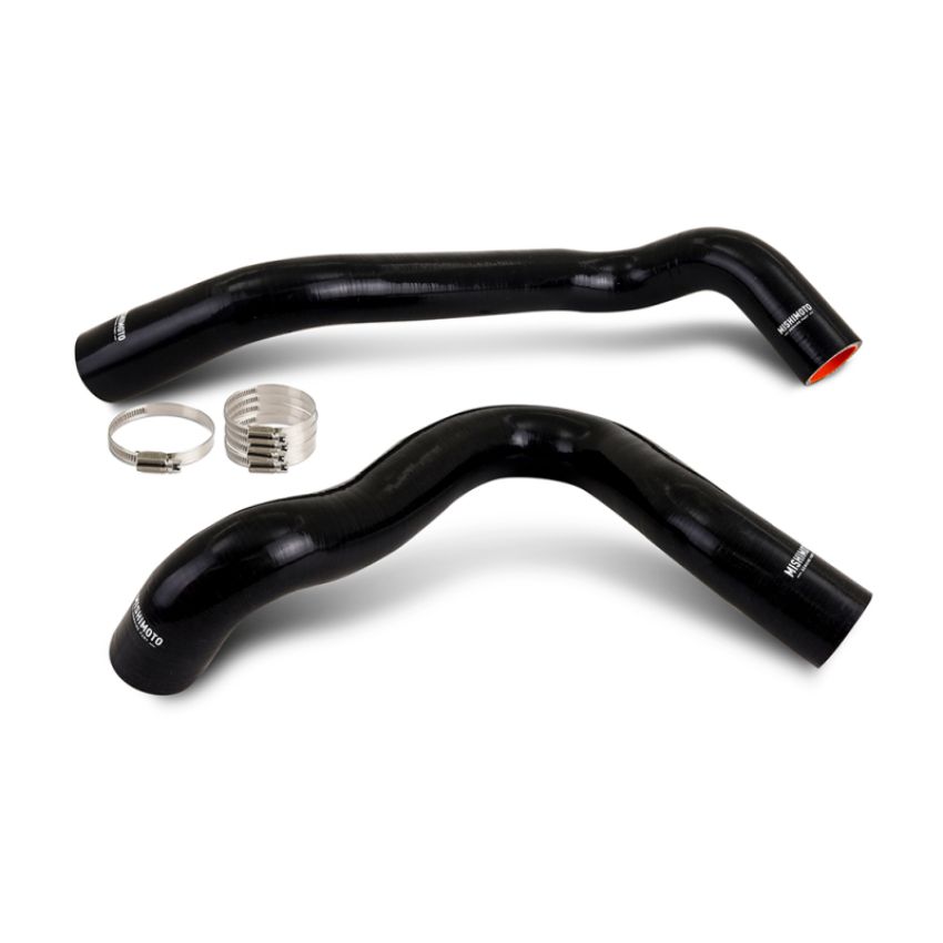 Mishimoto MMHOSE-F2D-99RRBK 99-01 Ford F-250 7.3L Coolant Hose Kit Upper Reroute BK