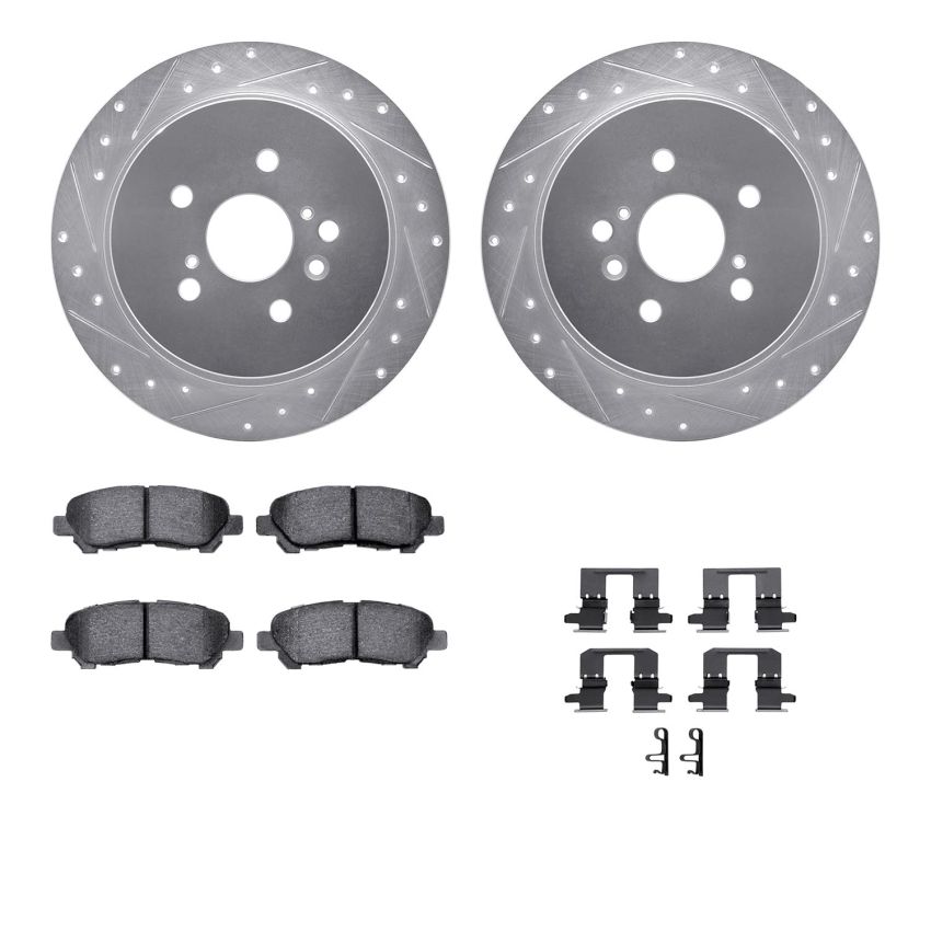Dynamic Friction 7512-76165 Rotor Kit