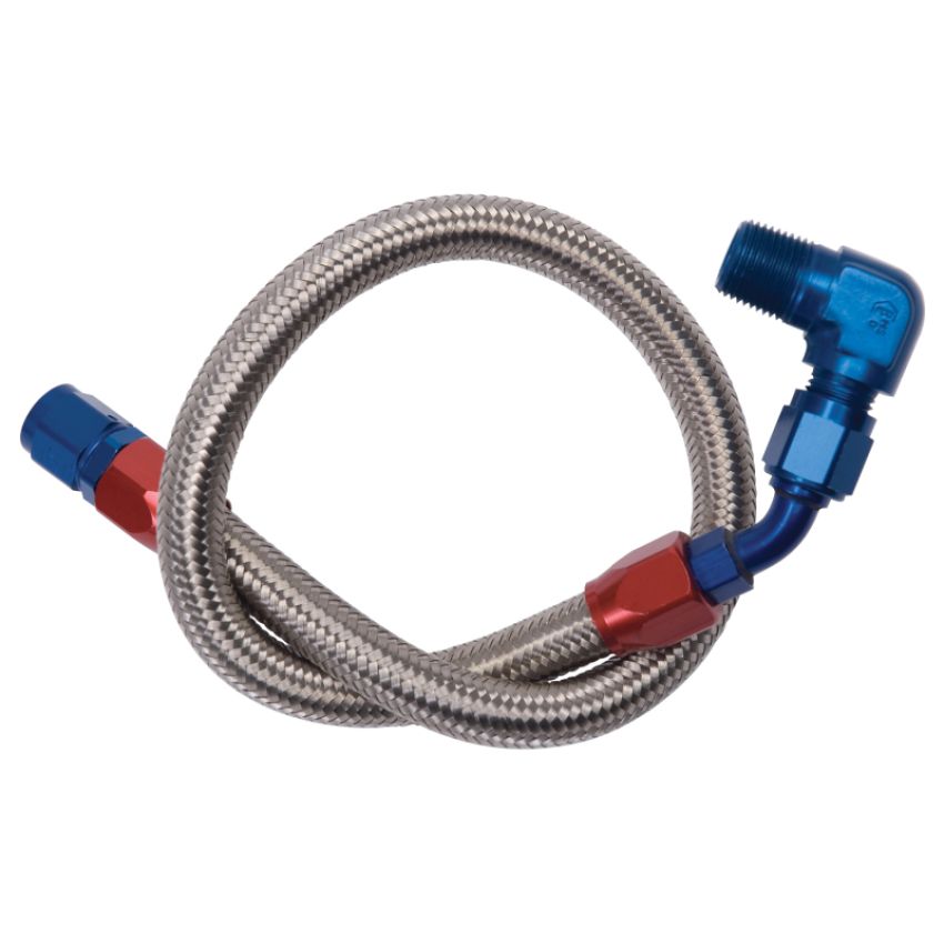 EDELBROCK EDE8124 BBC S/S Braided Fuel Line Kit