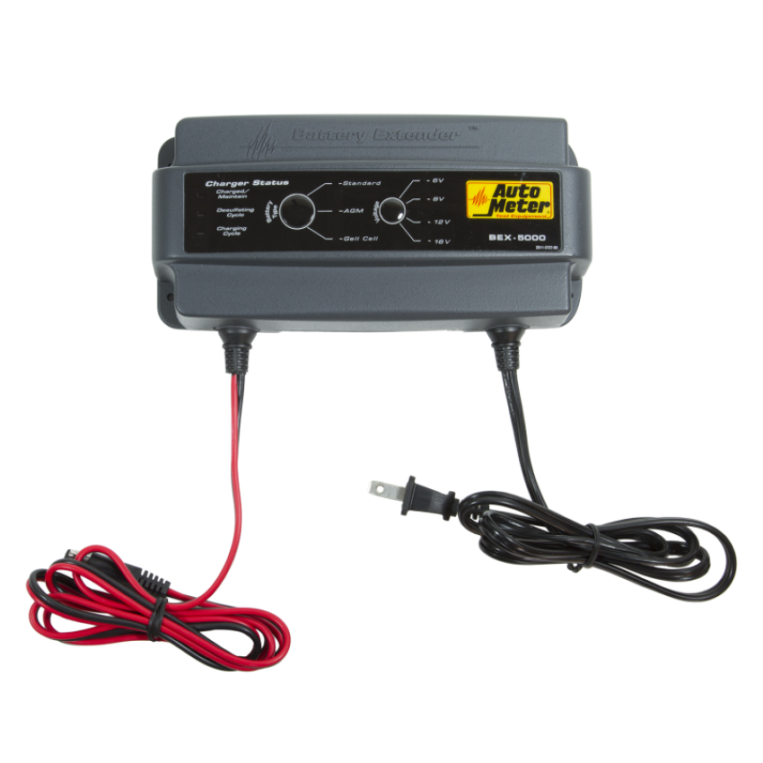 AutoMeter BEX-5000 BATTERY EXTENDER, 6,8,12 16V/5A