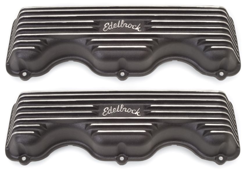 Edelbrock Valve Cover Classic Series Chevrolet W 348/409 CI V8 Black