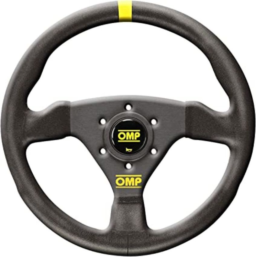 OMP RACING, INC. OMPOD0-1975-071 Steering Wheel Trecento Black Suede Leather