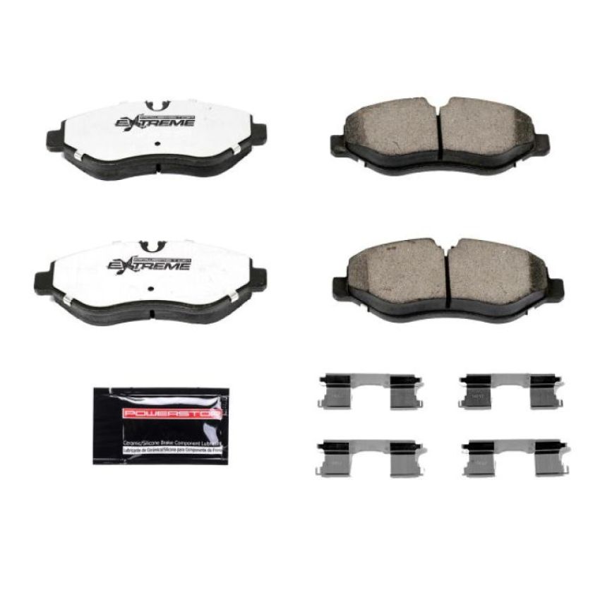 PowerStop Z36-1316 PowerStop - Z36 Truck and SUV Carbon-Fiber Ceramic Brake Pads with Hardware Kit