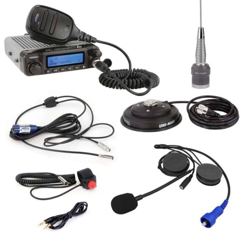 Rugged Radios SS-M1-HK Single Seat Kit with Digital Radio Helmet Kit