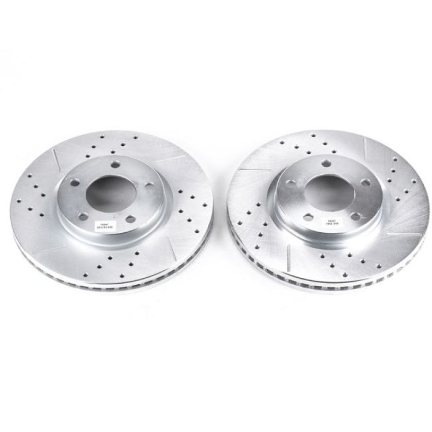 PowerStop AR8192XPR PowerStop Evolution Performance Drilled, Slotted & Plated Brake Rotor Pair