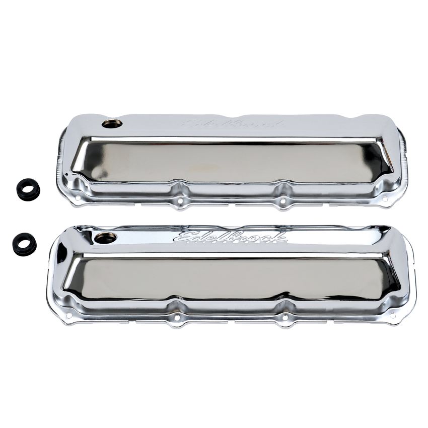 EDELBROCK EDE4463 Signature Series V/C's - BBF Chrome Steel
