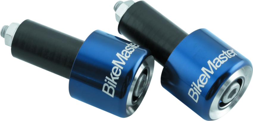 BikeMaster 152129 Anodized Aluminum Barend Pair - Blue