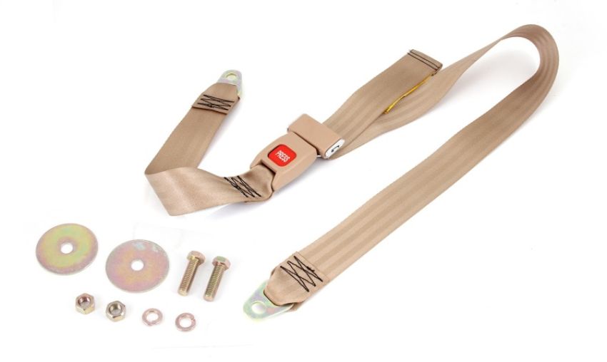 OMIX 13202.20 Lap Seat Belt Tan 87-95 Jeep Wrangler YJ