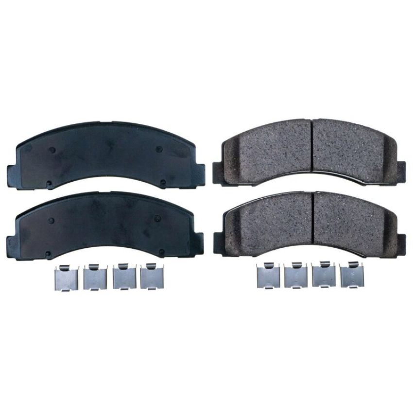 PowerStop 17-2087N PowerStop - Z17 Low-Dust Ceramic Brake Pads with Hardware