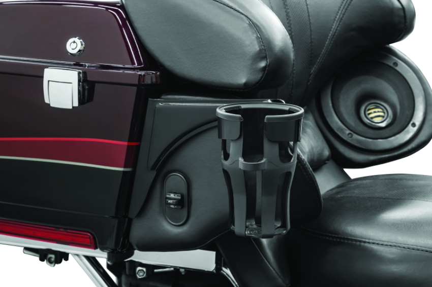 Kuryakyn 6489 Reflex Drink Holder-Passenger Mount Black