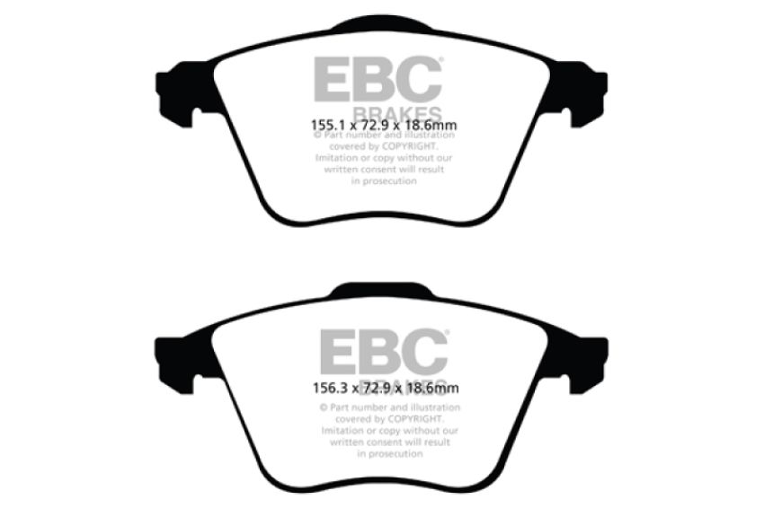 EBC Brakes DP21574 Greenstuff 2000 Series Sport Brake Pads