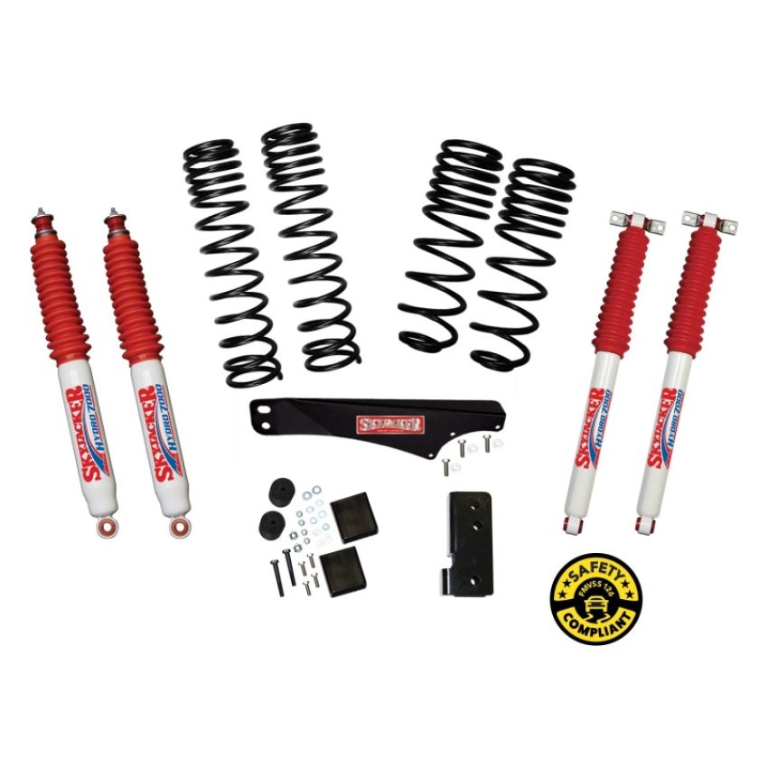 Skyjacker JK25BPHLT 2007-2017 Jeep Wrangler 4 Door (JK) 2-2.5in Suspension Lift Kit w/ Shock