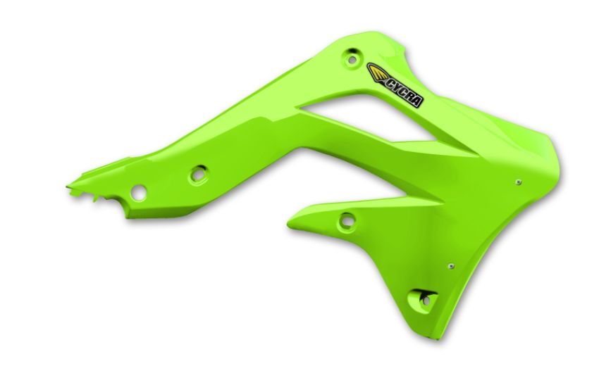Cycra 1CYC-1866-72 12-15 Kawasaki KX450F Radiator Shroud - Green