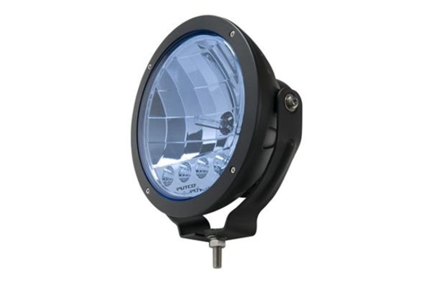 Putco 231930 HID Off Road Lamp w/4 LED DayTime Running Lights - 9in Black Housing w/ Blue Tinted Lens