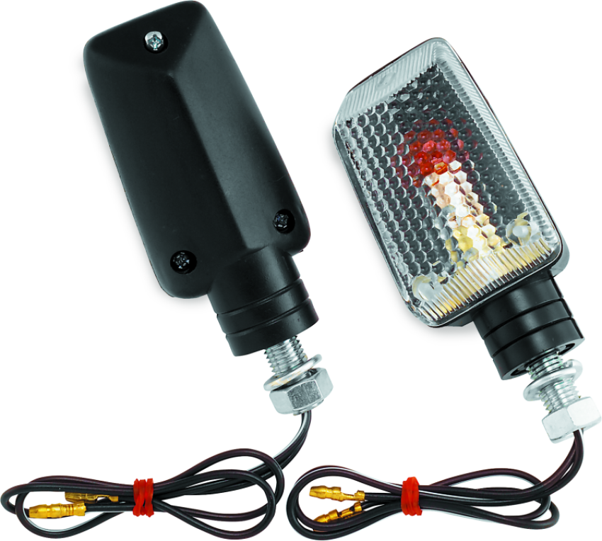 BikeMaster 268141 Universal Ministalk Marker Light - Black/Clear