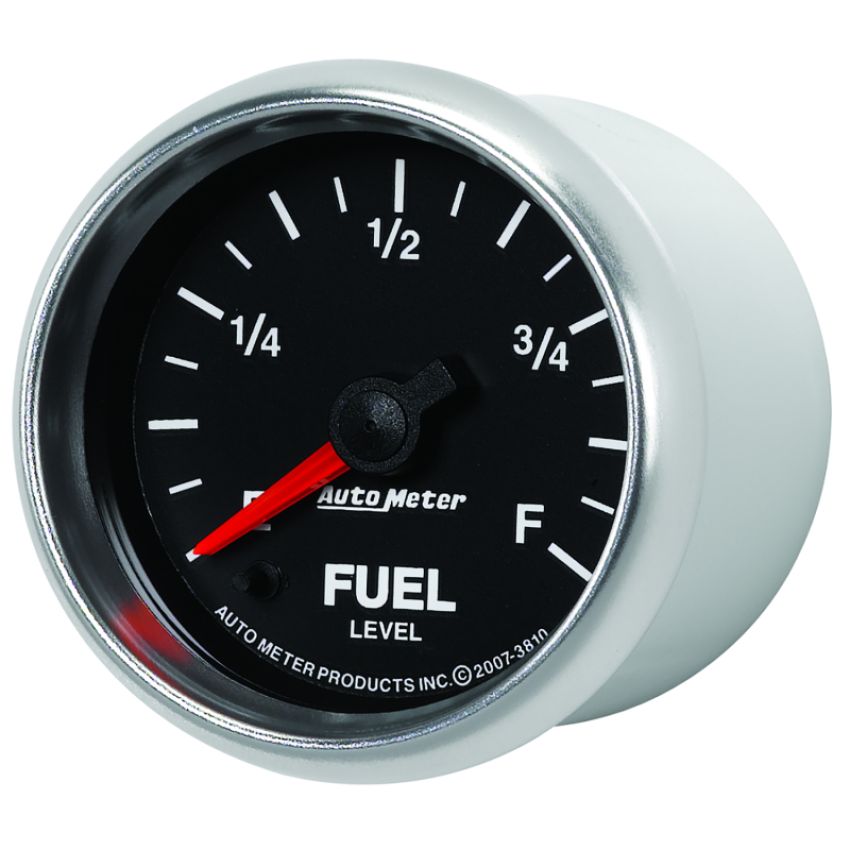 AutoMeter 3810 GAUGE, FUEL LEVEL, 2 1/16