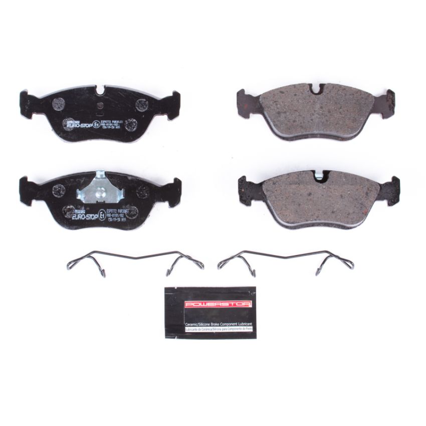 PowerStop ESP0772 EuroStop ECE-R90 Certified Brake Pad Set