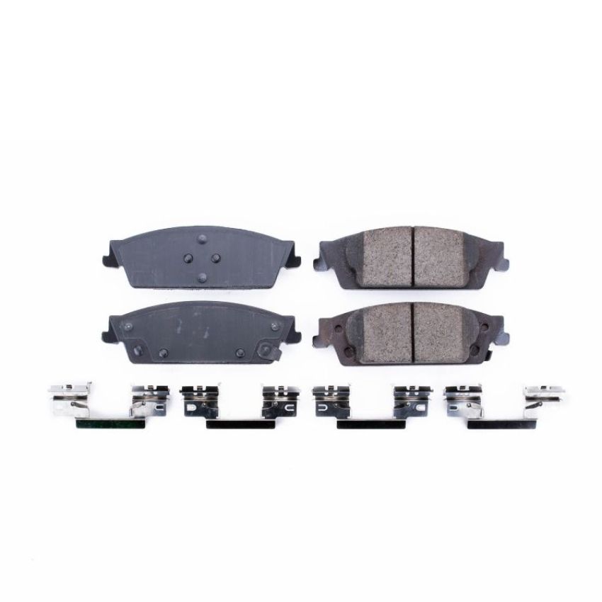 PowerStop 17-1707 PowerStop - Z17 Low-Dust Ceramic Brake Pads with Hardware