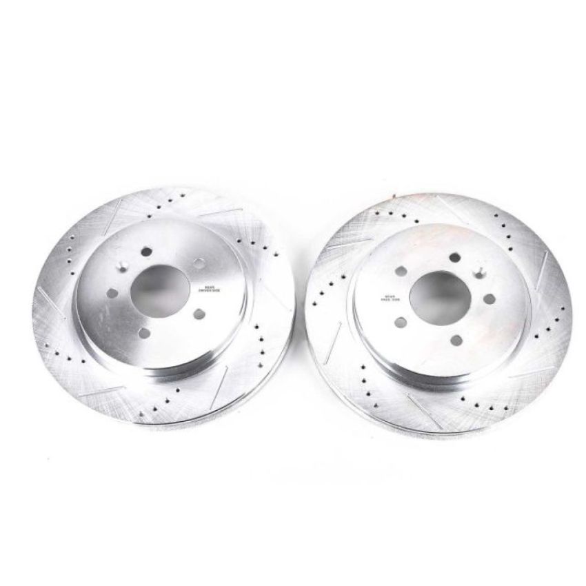 PowerStop AR82119XPR PowerStop Evolution Performance Drilled, Slotted & Plated Brake Rotor Pair