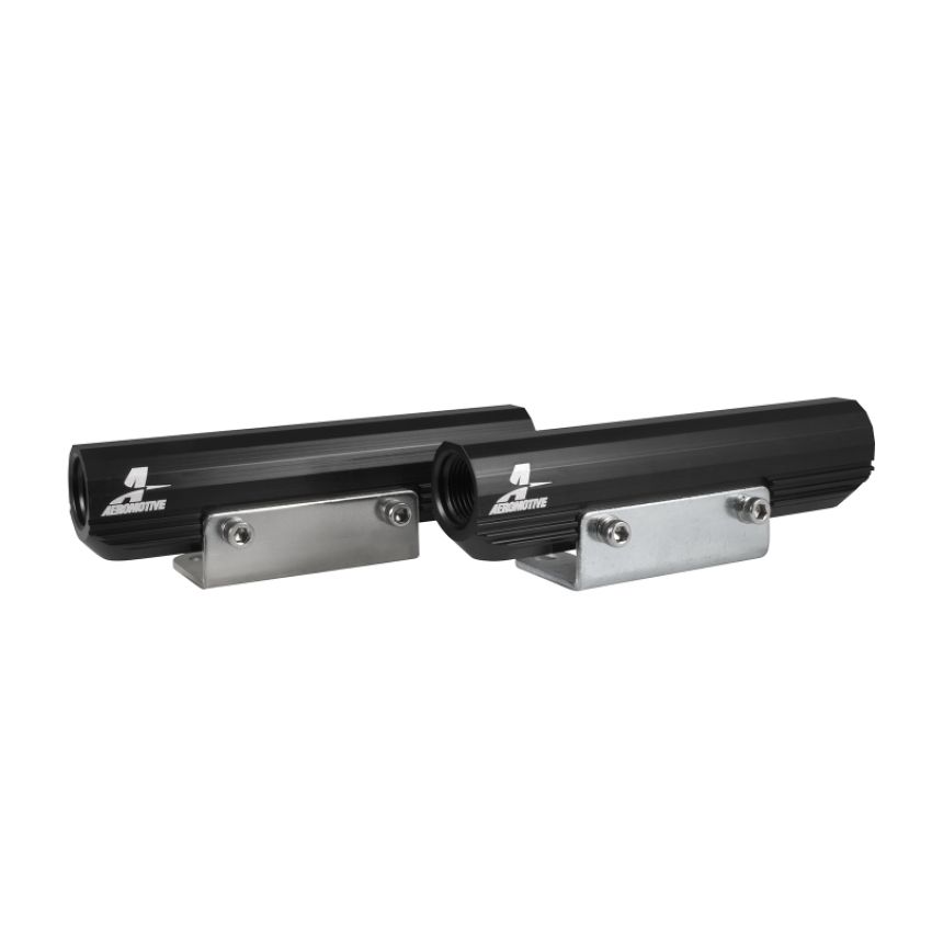 Aeromotive Subaru STI Side Feed Fuel Rails - Black