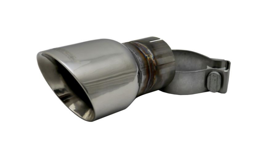 Corsa Performance TK002 Single 3.5in. Polished Pro-Series Universal Tip Kit (2.5in. Inlet-Clamp Included