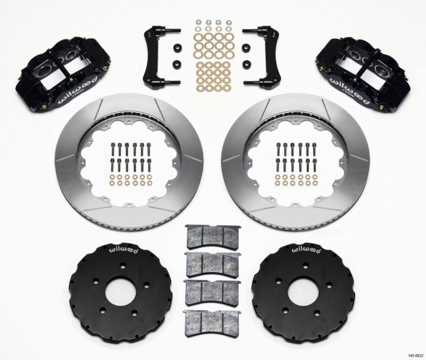 Wilwood 140-8922 Narrow Superlite 6R Front Hat Kit 14.00in 2005-up Corvette C6