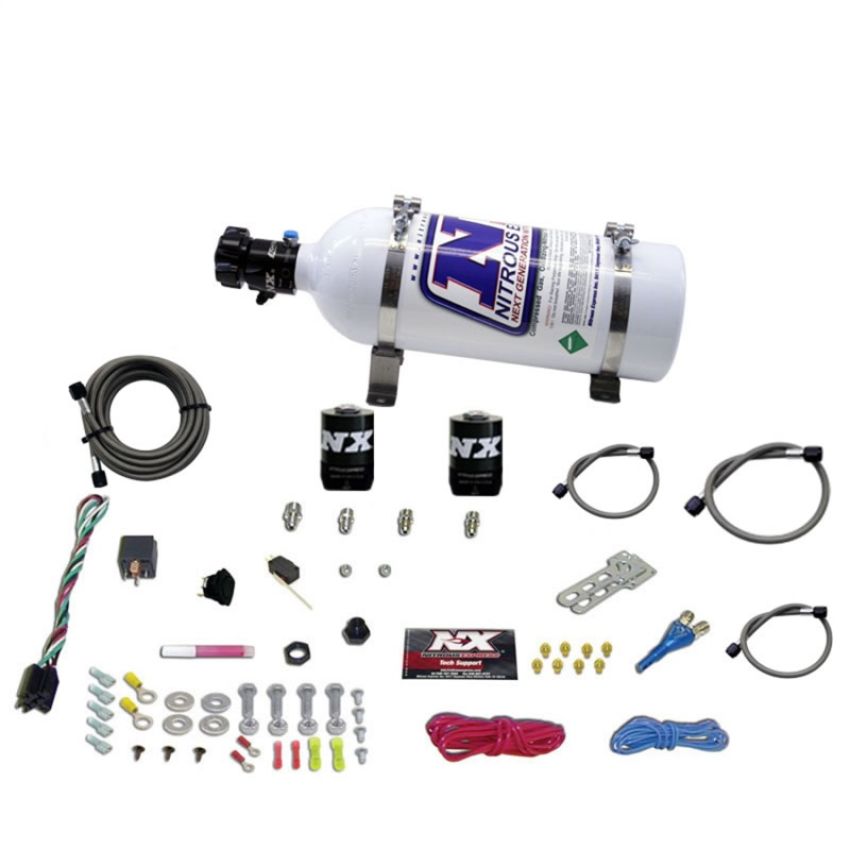 Nitrous Express 20316-05 DODGE EFI RACE (100-150-200-250HP) SINGLE NOZZLE WITH 5LB BOTTLE