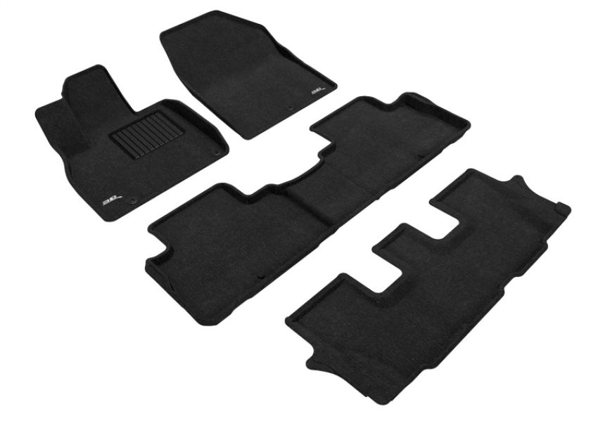 3D MAXpider L1KA05204709 20-24 Kia Telluride 8-Seat Elegant Black R1 R2 R3