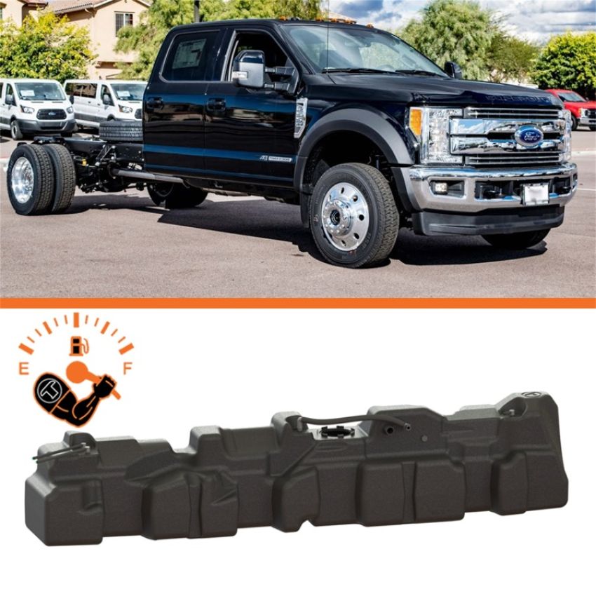 Titan Fuel Tanks 7020617 17-24 Ford 108in Cab & Chassis 54 Gallon XXL Mid-Ship Fuel Tank