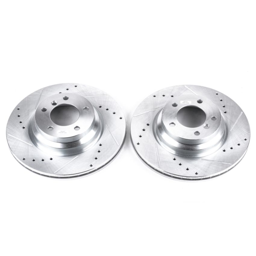 PowerStop EBR843XPR PowerStop Evolution Performance Drilled, Slotted & Plated Brake Rotor Pair