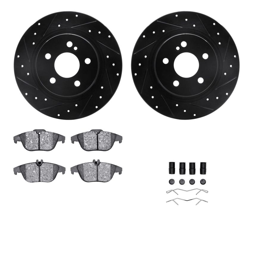 Dynamic Friction 8612-63068 Rotor Kit