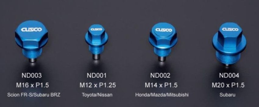 Cusco 00B 001 ND02 Neodymium Magnetic Drain Bolt - Honda/Mazda/Mitsubishi/Suzuki