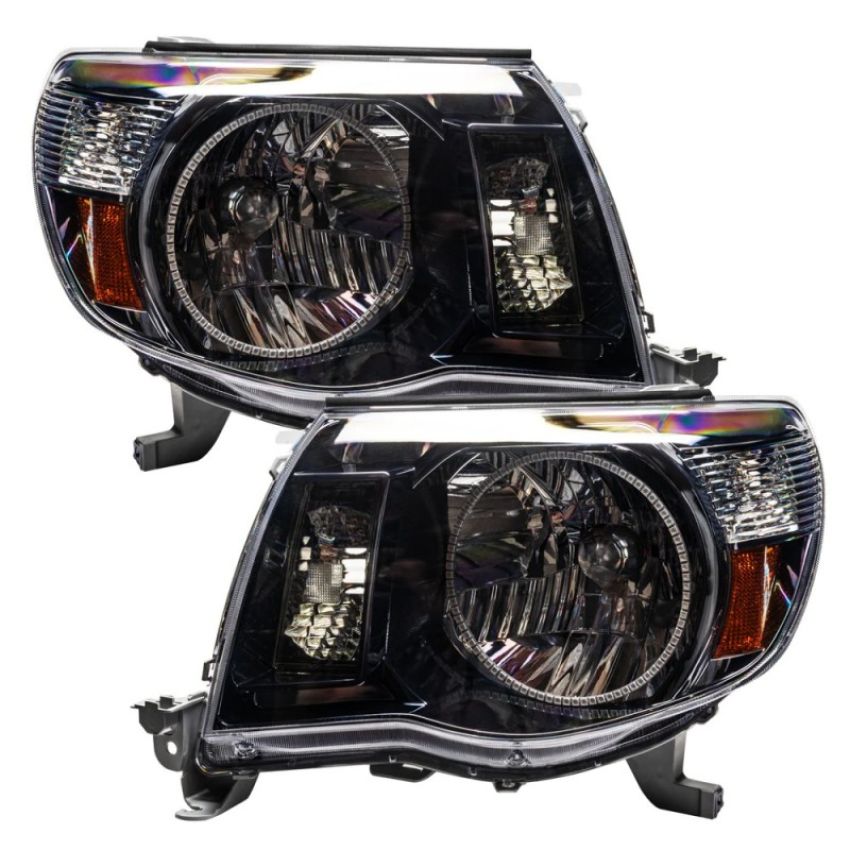 Oracle Lighting 8161-335 2005-2011 Toyota Tacoma Pre-Assembled LED Halo Headlights - (Black Housing)