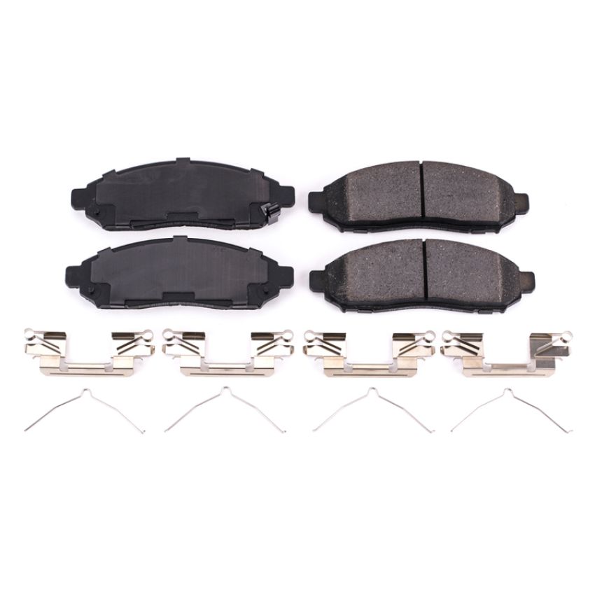 PowerStop 17-1094 PowerStop - Z17 Low-Dust Ceramic Brake Pads with Hardware