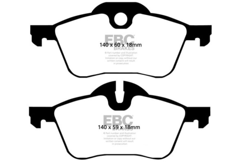 EBC Brakes UD939 Ultimax OEM Replacement Brake Pads
