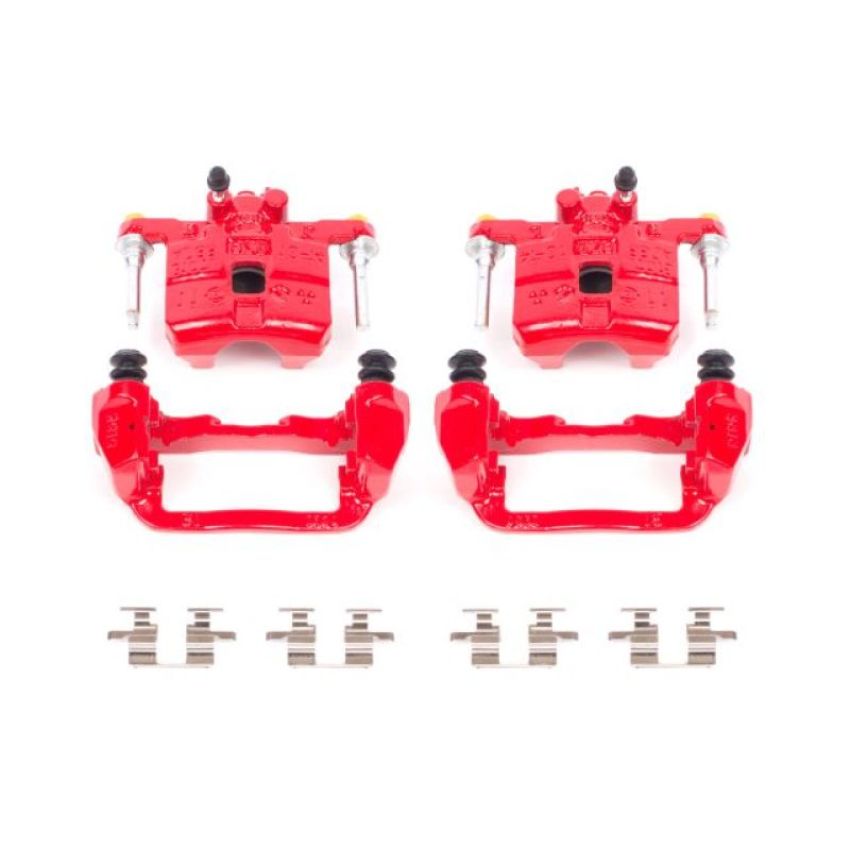 PowerStop S2066 Red Powder Coated Calipers