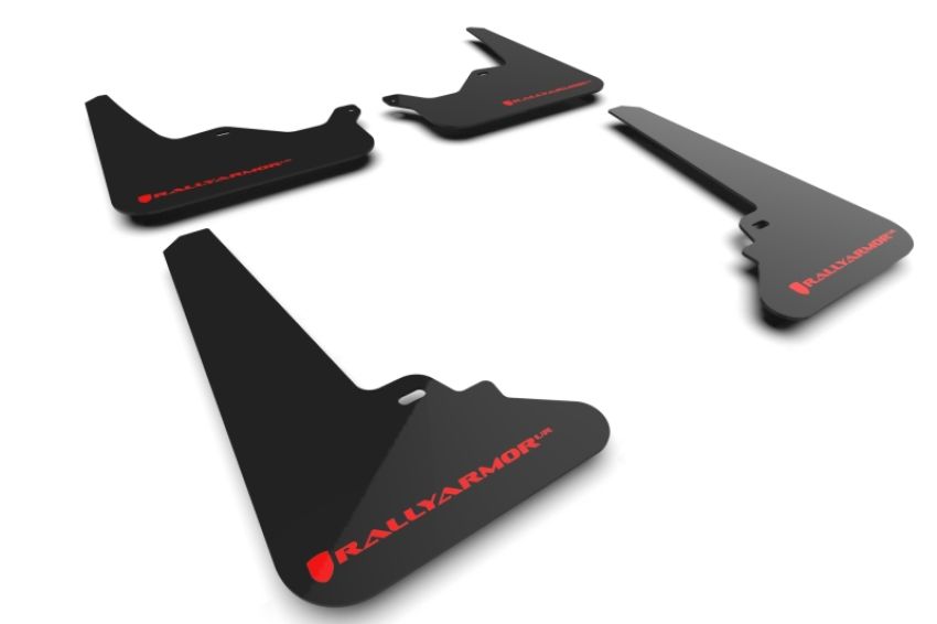 Rally Armor MF101-UR-BLK-RD Black Mud Flap/Red Logo
