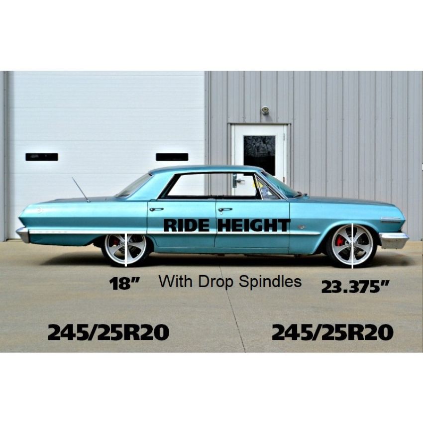 Ridetech 11052350 Front dual rate springs, stock height for 1958-1964 Impala with small block.