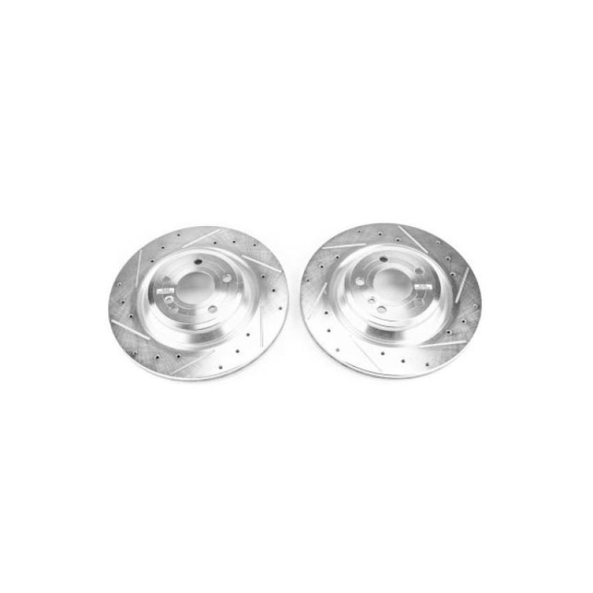 PowerStop EBR1651XPR PowerStop Evolution Performance Drilled, Slotted & Plated Brake Rotor Pair