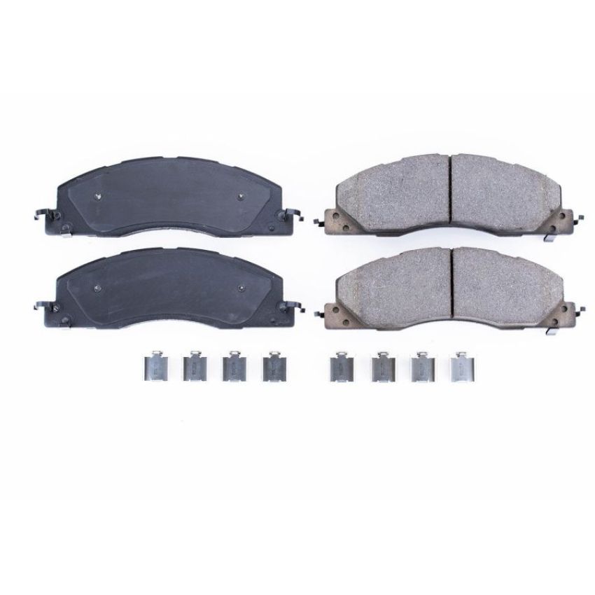 PowerStop 17-1399 PowerStop - Z17 Low-Dust Ceramic Brake Pads with Hardware
