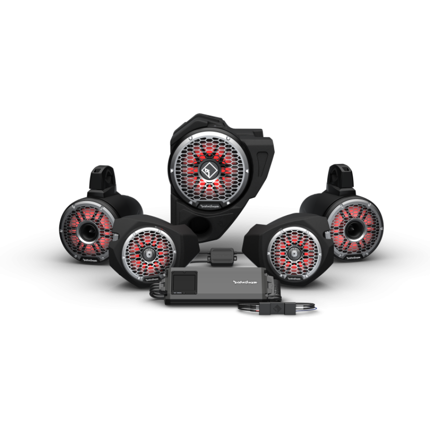 Rockford Fosgate UTV RZR14RC-STG6 Rockford Fosgate 14+ RZR Stage-6 Audio System For Ride Command (Gen-3)