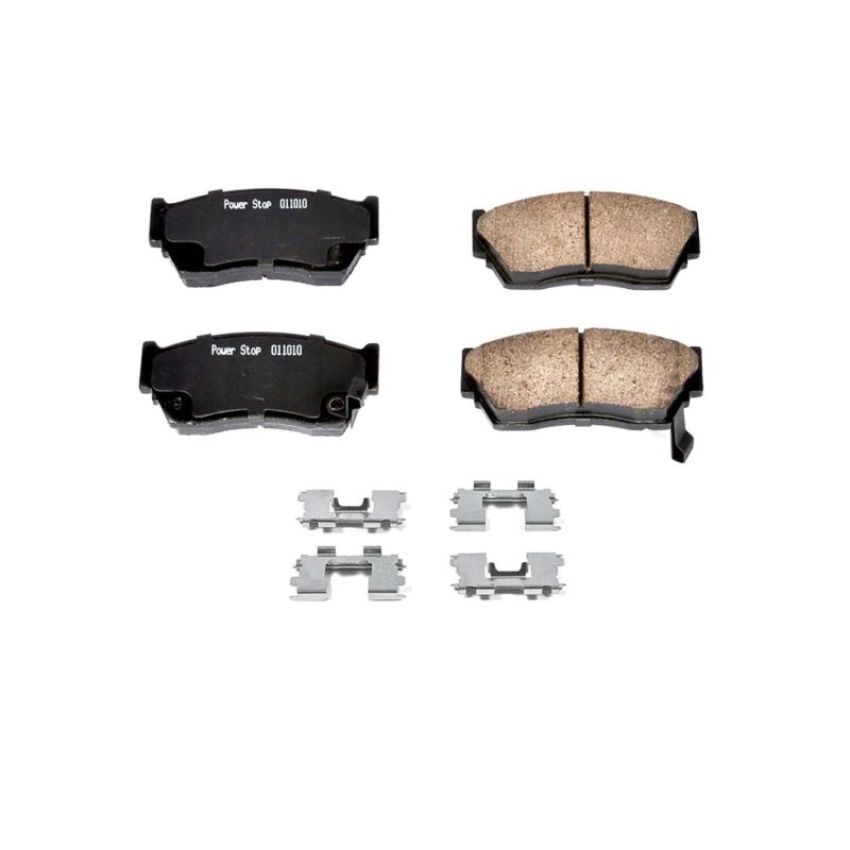 PowerStop 17-510 PowerStop - Z17 Low-Dust Ceramic Brake Pads with Hardware