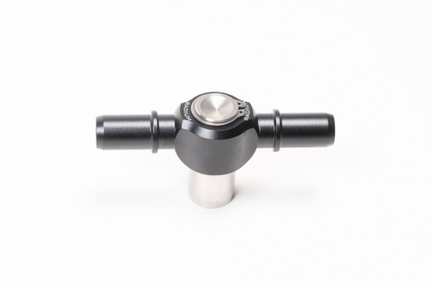 Radium Engineering 20-0739 16MM SAE MALE DOUBLE BANJO PRESS-FIT, RB26DETT INTAKE OR EXHAUST