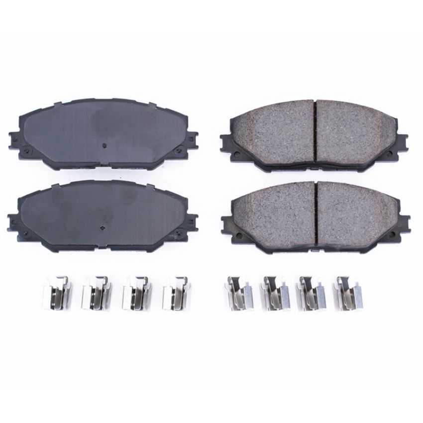 PowerStop 17-1211 PowerStop - Z17 Low-Dust Ceramic Brake Pads with Hardware