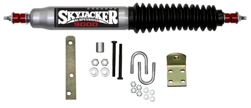 Skyjacker 9186 SNGL STAB KT SILVER W/BK BO