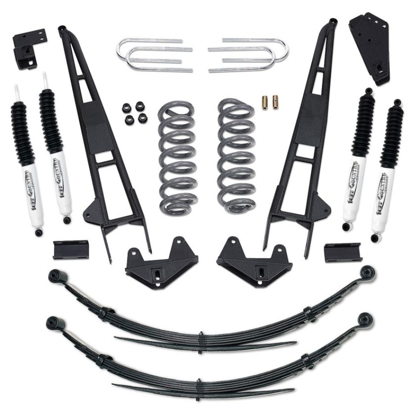 Tuff Country 24815KN 81-96 Ford Bronco 4x4 4in Performance Lift Kit with Rear Leaf Springs (SX8000 Shocks)