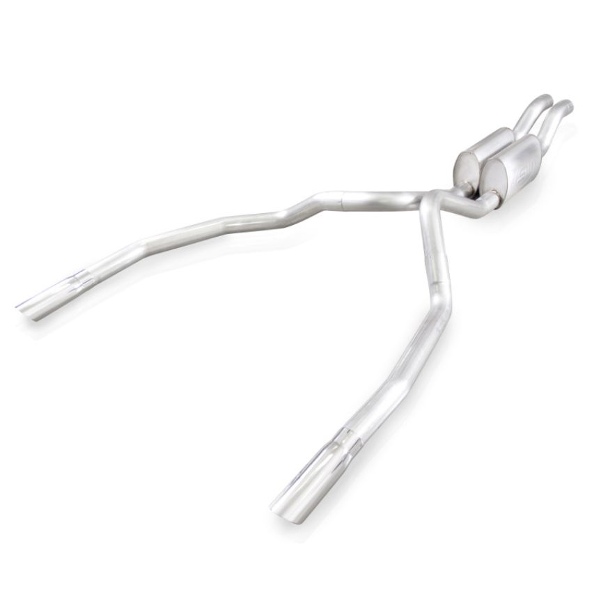 Stainless Works FTR10CBUBLMF 2010-14 Ford Raptor 3in Exhaust S-Tube Mufflers Under Bumper Exit