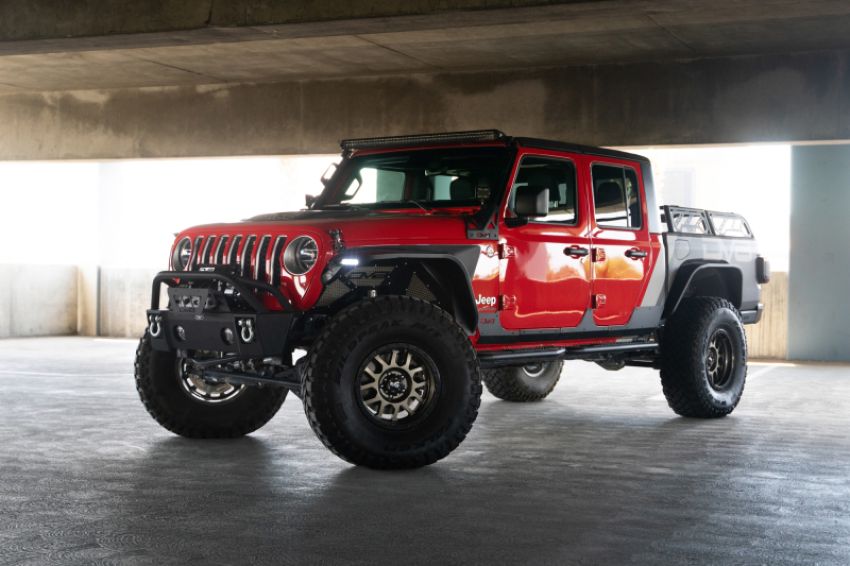 DV8 Offroad FDGL-07 20-23 Jeep Gladiator JT Slim Fender Flares