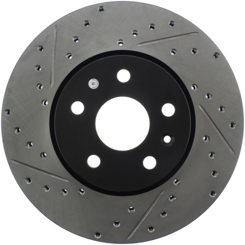 Stoptech 127.62120R Slotted & Drilled Sport Brake Rotor